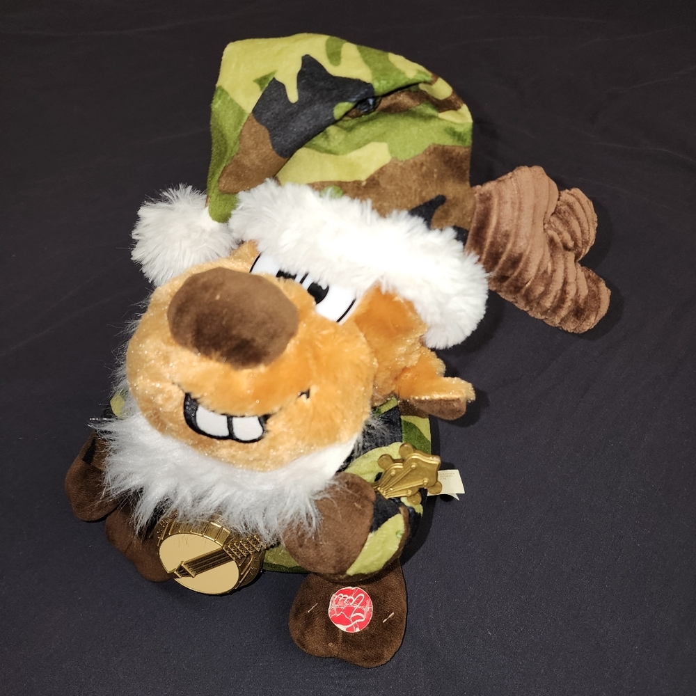 Holiday Time Animated Plush Reindeer Sings 'Grandma Got Run-over By A Reindeer'
